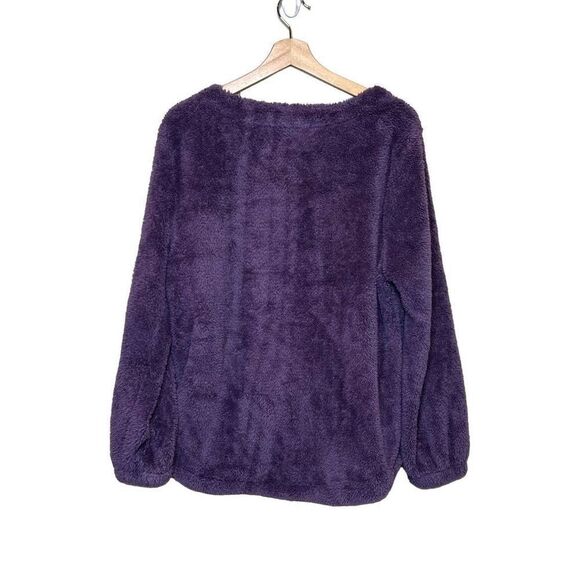 Wildfox purple lightning bolt fleece lounge top size L - Picture 10 of 14